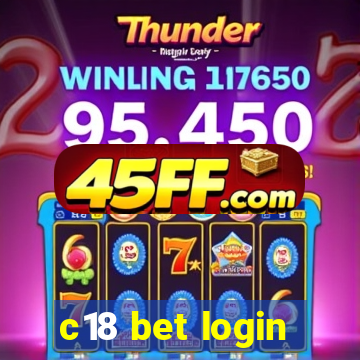 c18 bet login